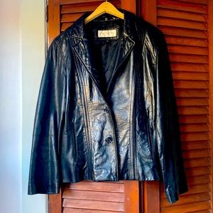 Jones New York Leather Jacket